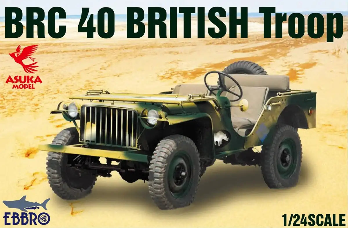EBBRO 1/24 Brc40 British Troop Plastic Model- Japan Figure Store - #1 Bring To You The Best Japanese Goods
