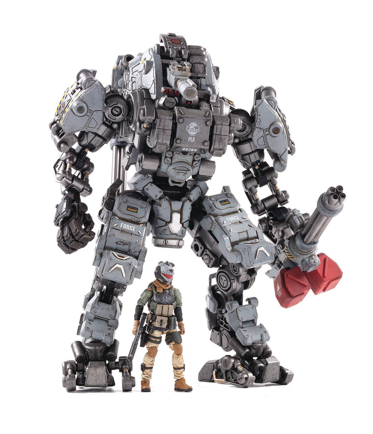 Joytoy 1/25 Steel Bone H05 Heavy Firepower Mecha Gray Model- Japan Figure Store - #1 Bring To You The Best Japanese Goods
