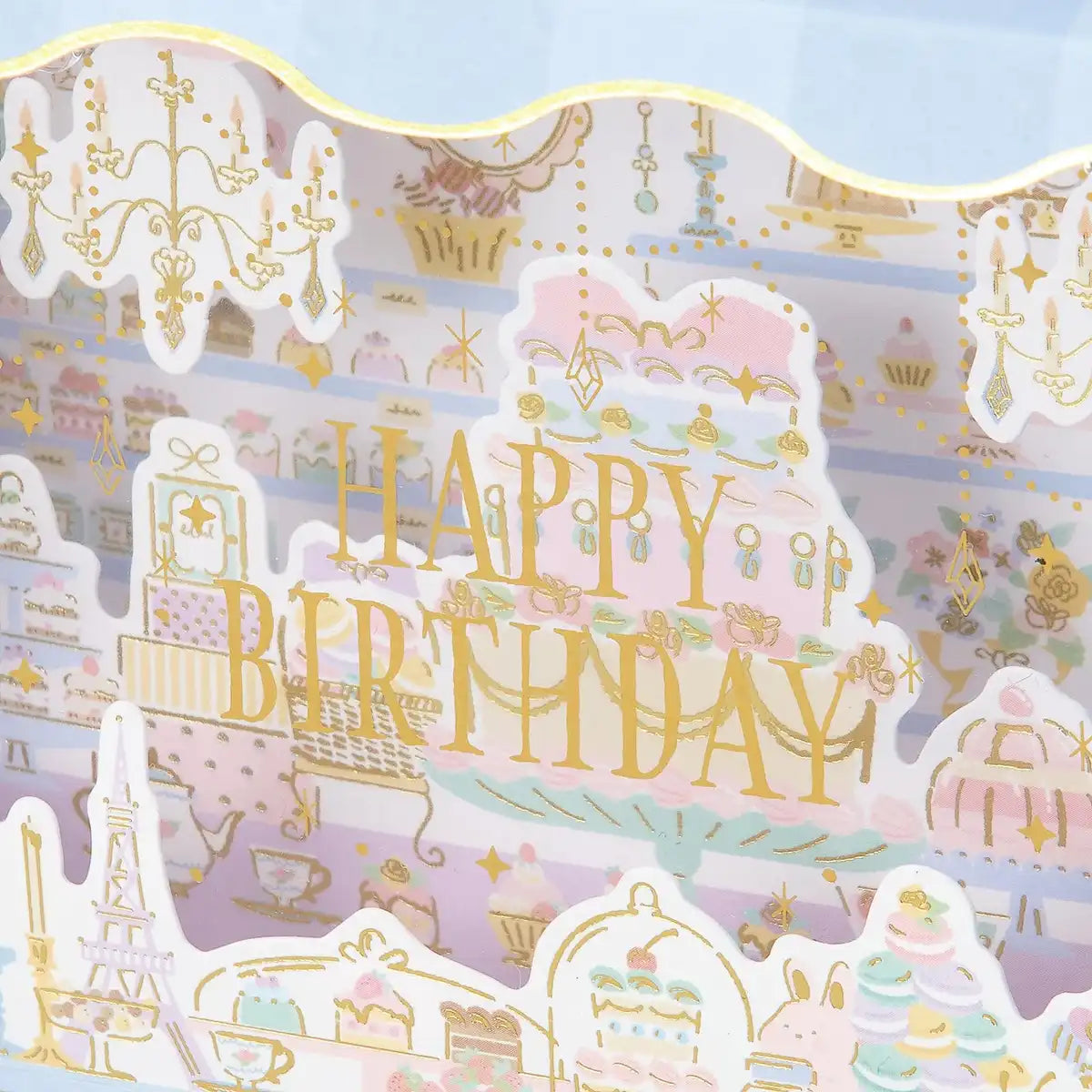 Sanrio Message Card Birthday Celebration Light Melody Patisserie Paper