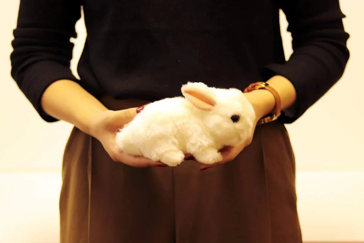 Yoshitoku Riku No Nakama Stuffed Dolls Rabbit White 180497 Japanese Rabbit Dolls- Japan Figure Store - #1 Bring To You The Best Japanese Goods