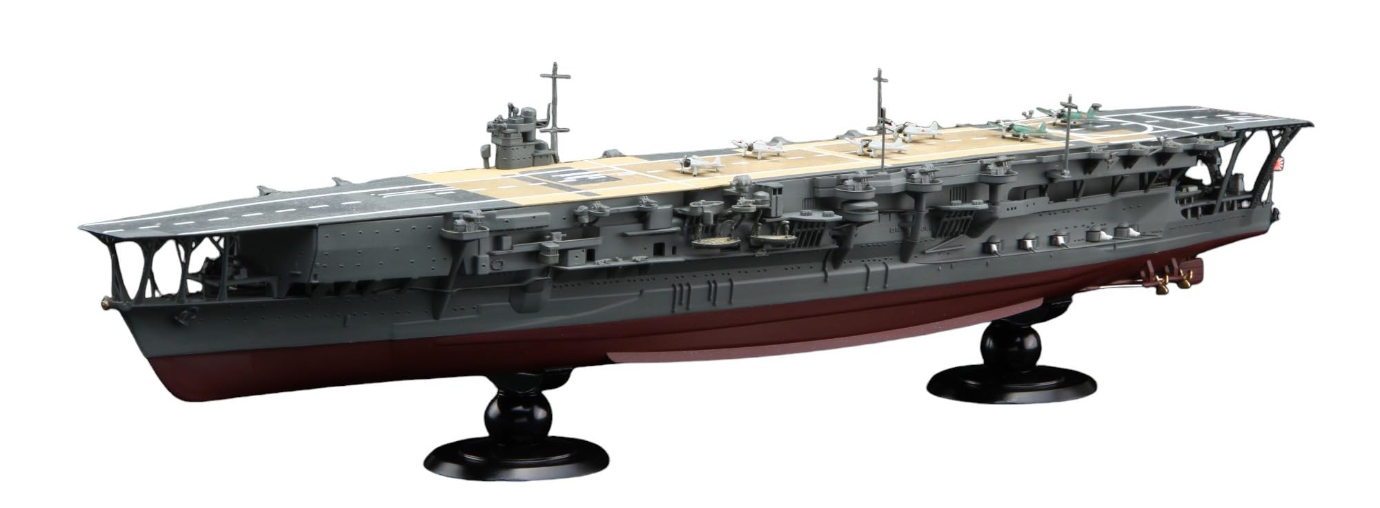 Fujimi Model 1/700 Japanese Navy Aircraft Carrier Kaga Full Hull with Wood Deck