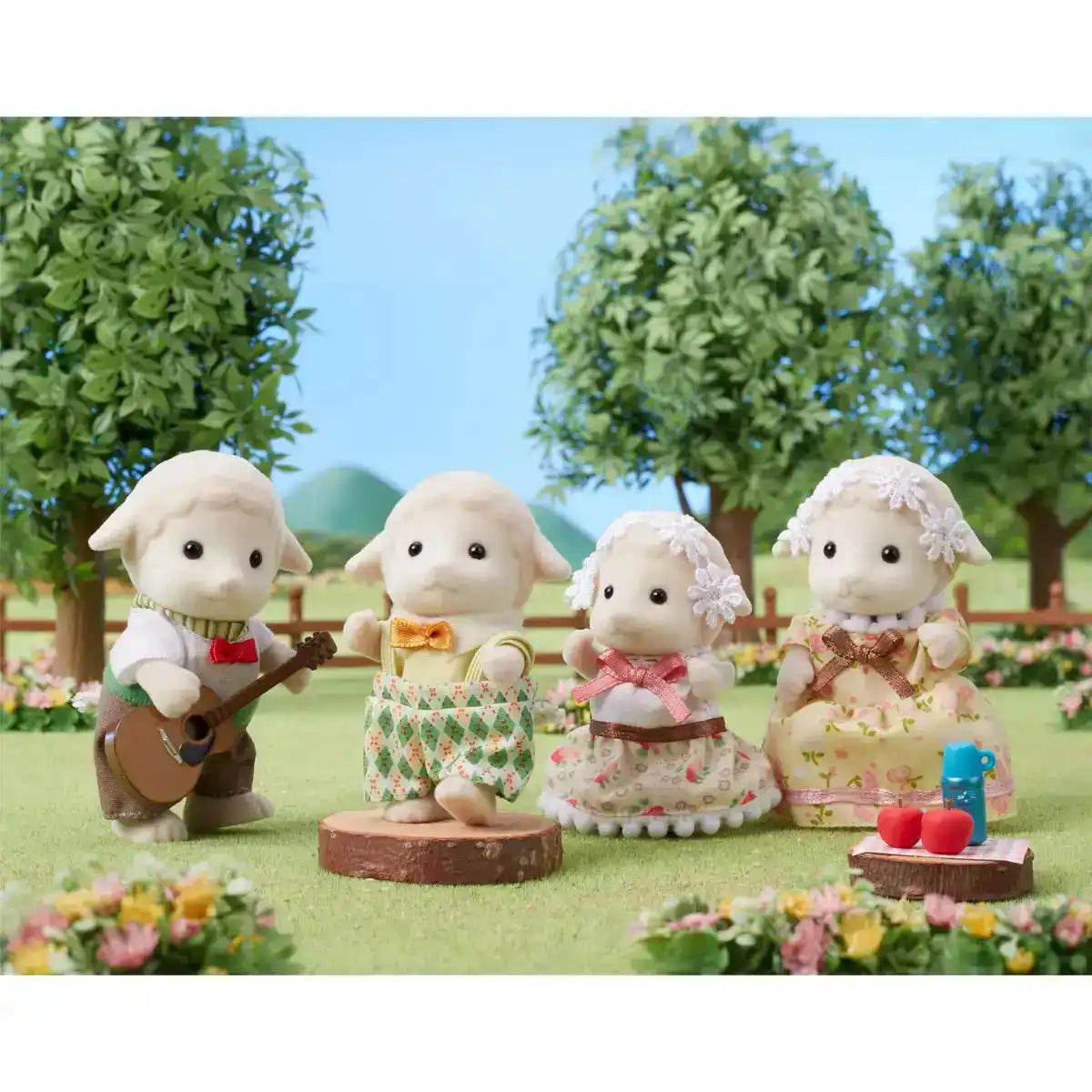 Epoch Sylvanian FS-42 Sheep Family Doll- Japan Figure Store - #1 Bring To You The Best Japanese Goods