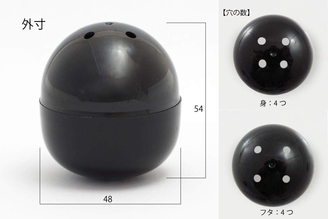 48Mm Empty Capsule 100 Black- Japan Figure Store - #1 Bring To You The Best Japanese Goods