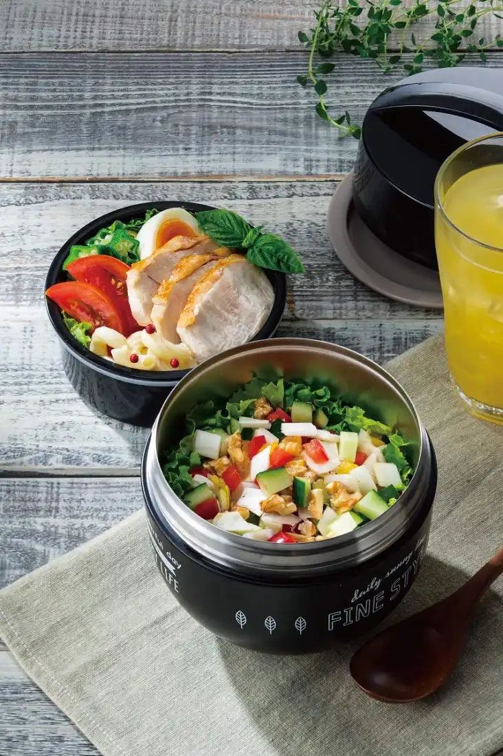 Mickey Mouse 540ml Skater Rice Bowl Style Insulated Lunch Box - Mitsumaru Pop Color- Japan Figure Store - #1 Bring To You The Best Japanese Goods