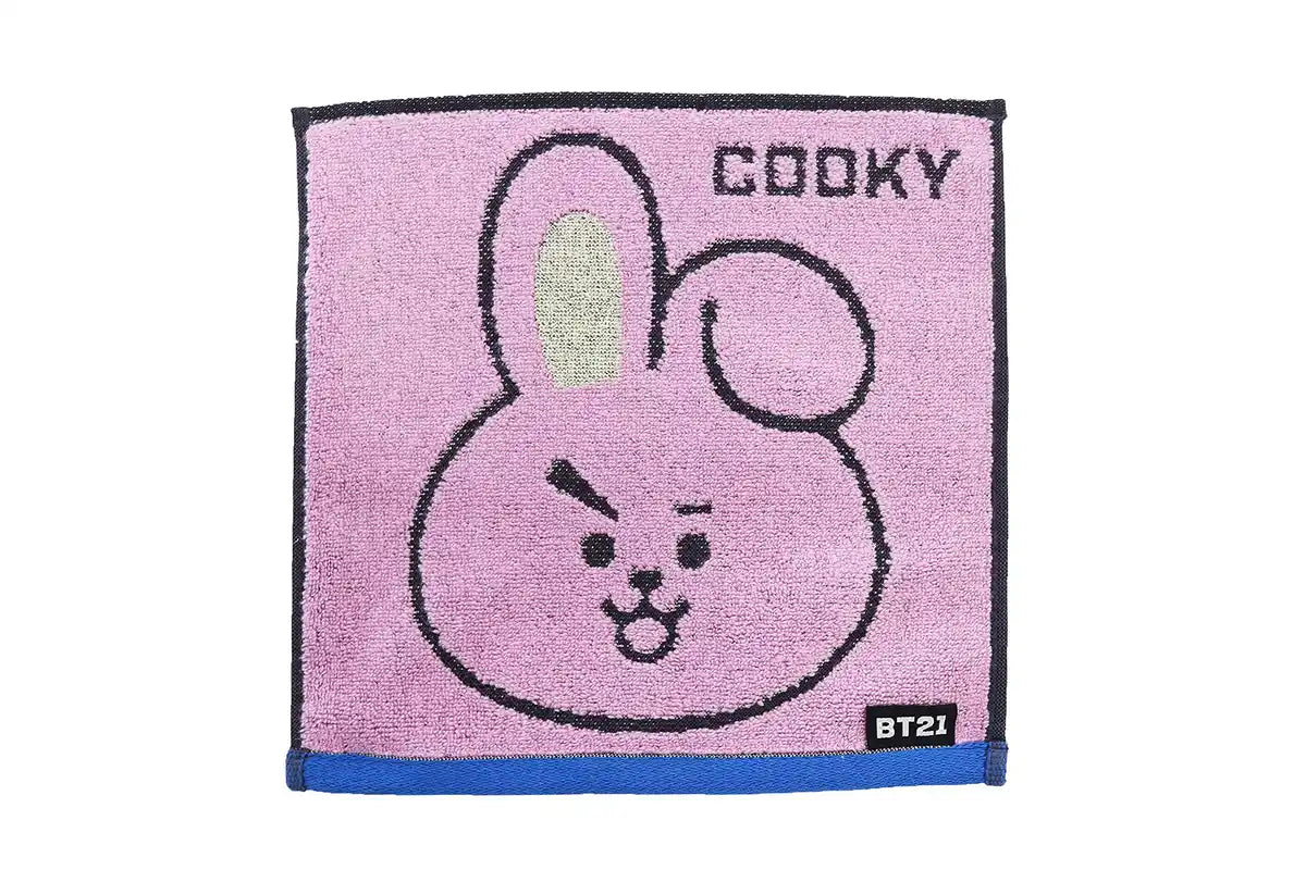 MARUSHIN Bt21 Hand Towel 'Face Cooky'- Japan Figure Store - #1 Bring To You The Best Japanese Goods