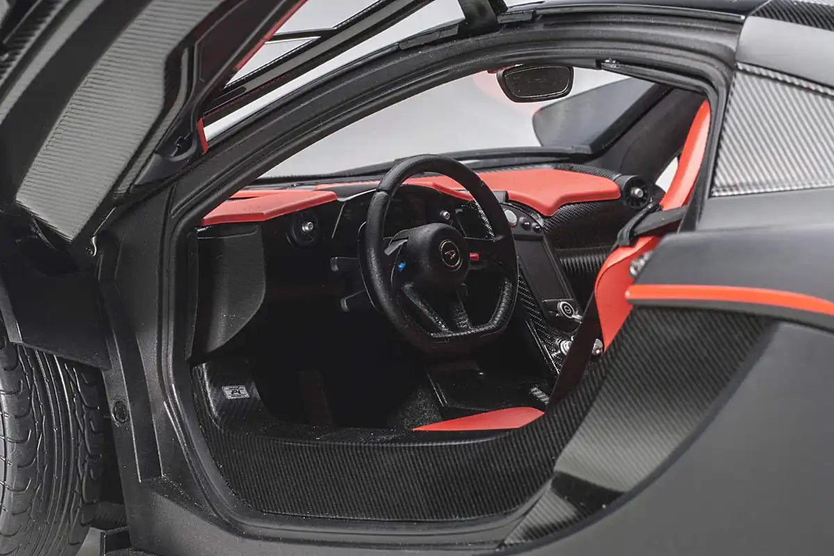 Autoart 1/12 McLaren P1 Matte Black/Red- Japan Figure Store - #1 Bring To You The Best Japanese Goods