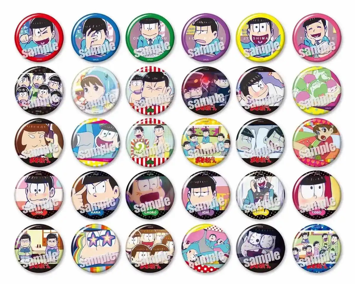 Kotobukiya Osomatsu-san Trading Badge Collection Vol.1 30 Pcs Box- Japan Figure Store - #1 Bring To You The Best Japanese Goods
