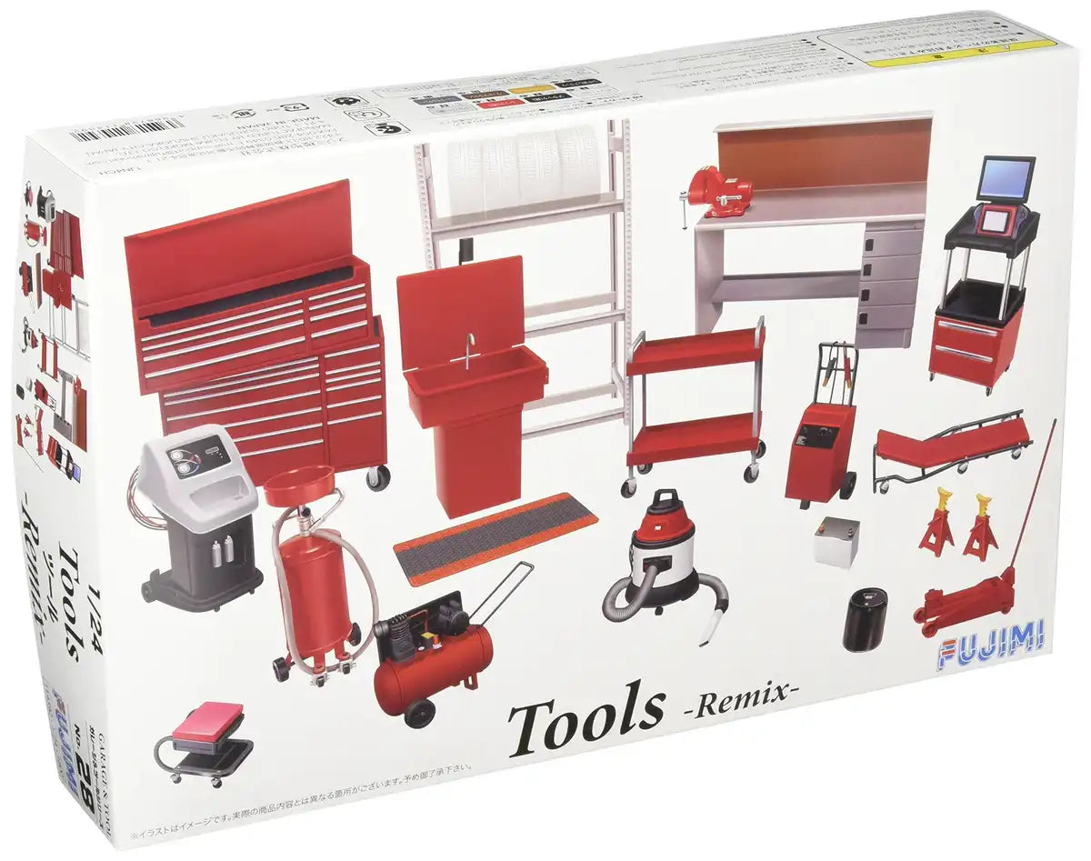 FUJIMI Gt28 114392 Garage & Tool Series Tools Remix 1/24 Scale Kit- Japan Figure Store - #1 Bring To You The Best Japanese Goods