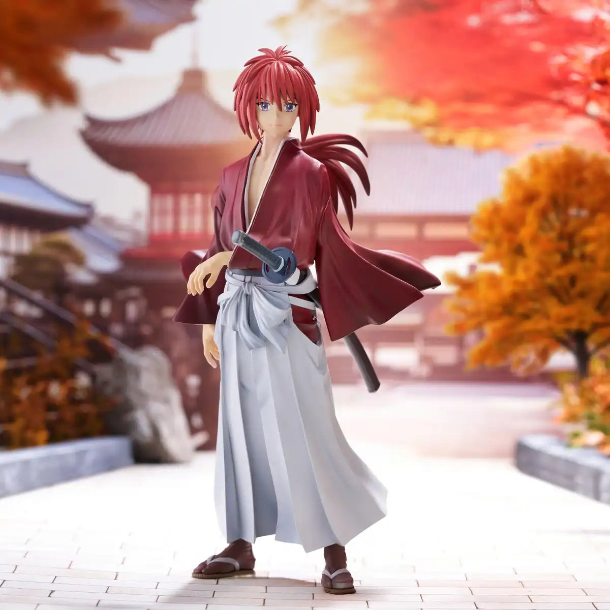 Furyu Rurouni Kenshin Meiji Swordsman Trio Figure - Himura Kenshin Collectible