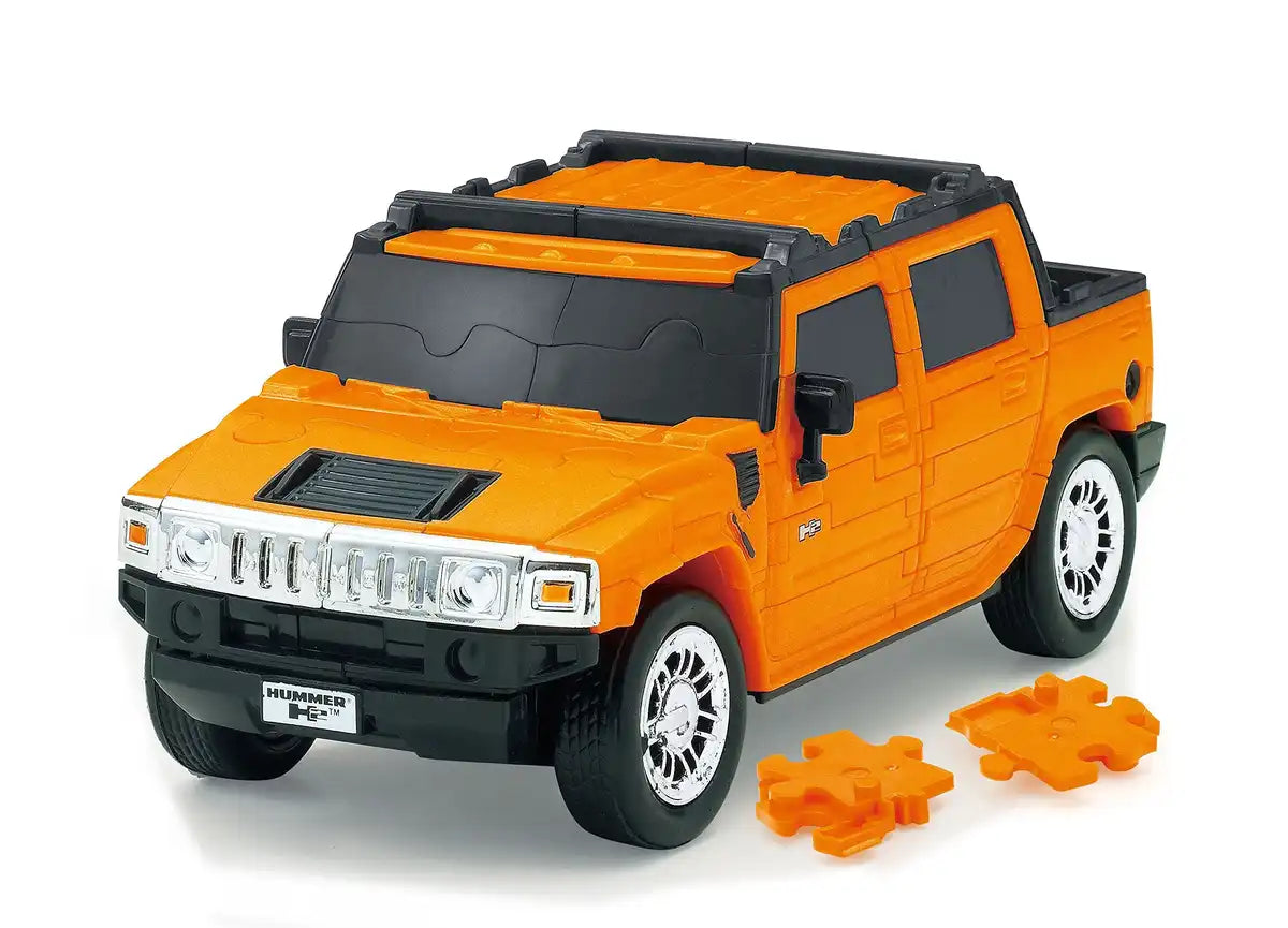 Beverly Car Puzzle 3D Cp3-008 Hummer H2 Orange (70 Pcs) 3D Car Puzzle Model- Japan Figure Store - #1 Bring To You The Best Japanese Goods
