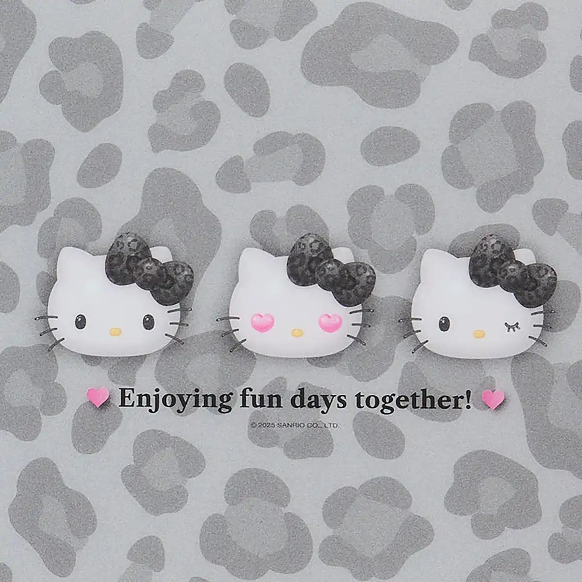 Classeur à feuilles mobiles Sanrio Hello Kitty B5 à 26 trous, motif animal monochrome