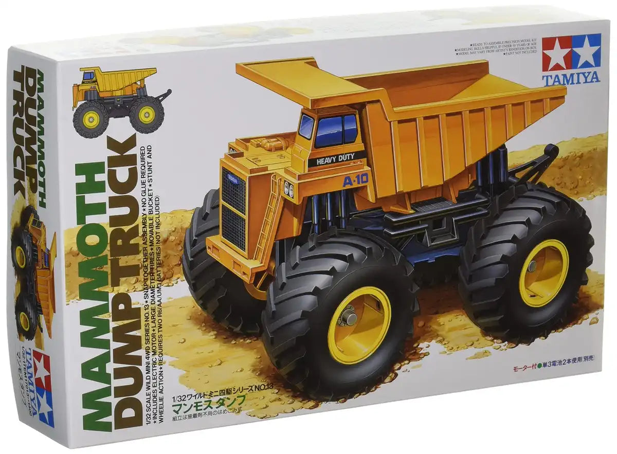 TAMIYA 17013 Mini 4Wd Mammoth Dump Truck 1/32- Japan Figure Store - #1 Bring To You The Best Japanese Goods