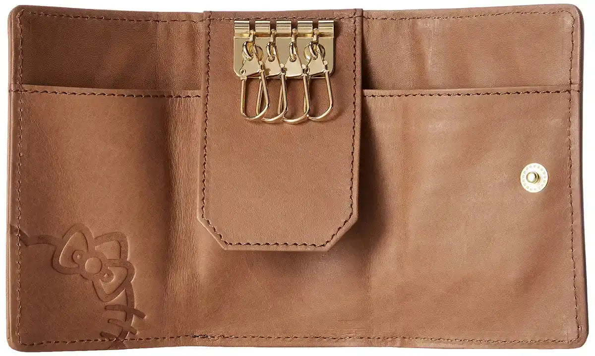 Sanrio Tri-Fold Wallet 87063 for Women - Brown- Japan Figure Store - #1 Bring To You The Best Japanese Goods