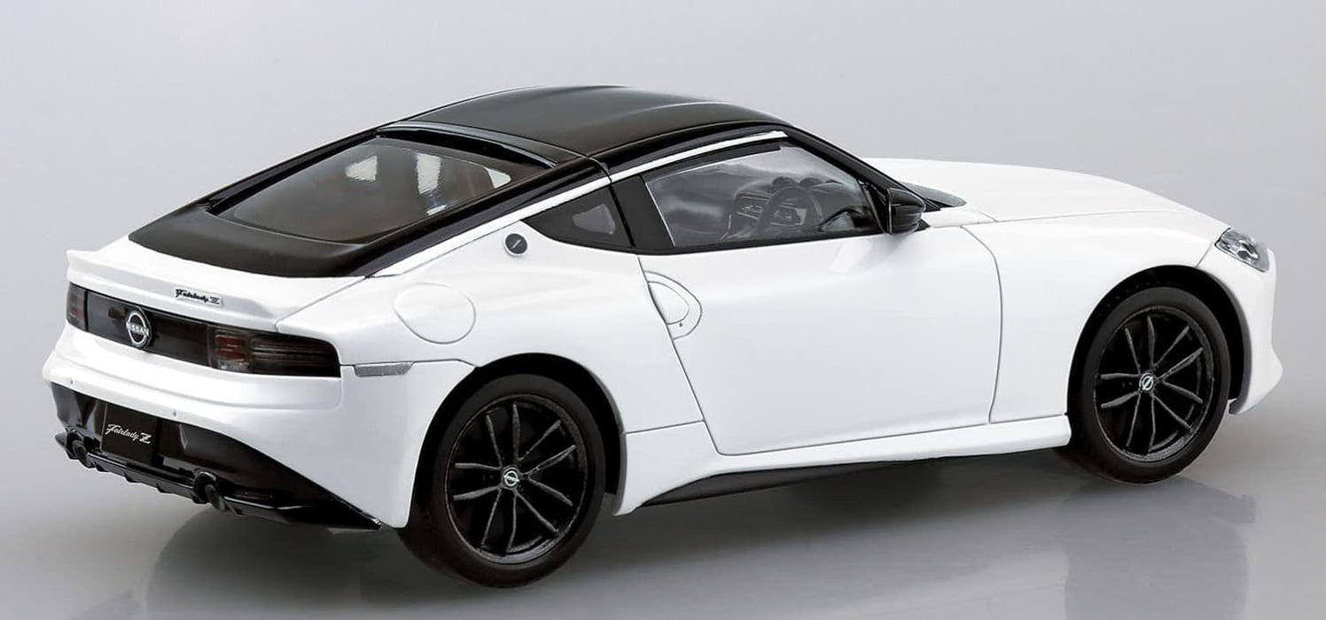 Aoshima Bunka Kyozai 1/32 The Snap Kit Series Nissan Rz34 Fairlady Z Prism White Color Coded Plastic Model 17-E