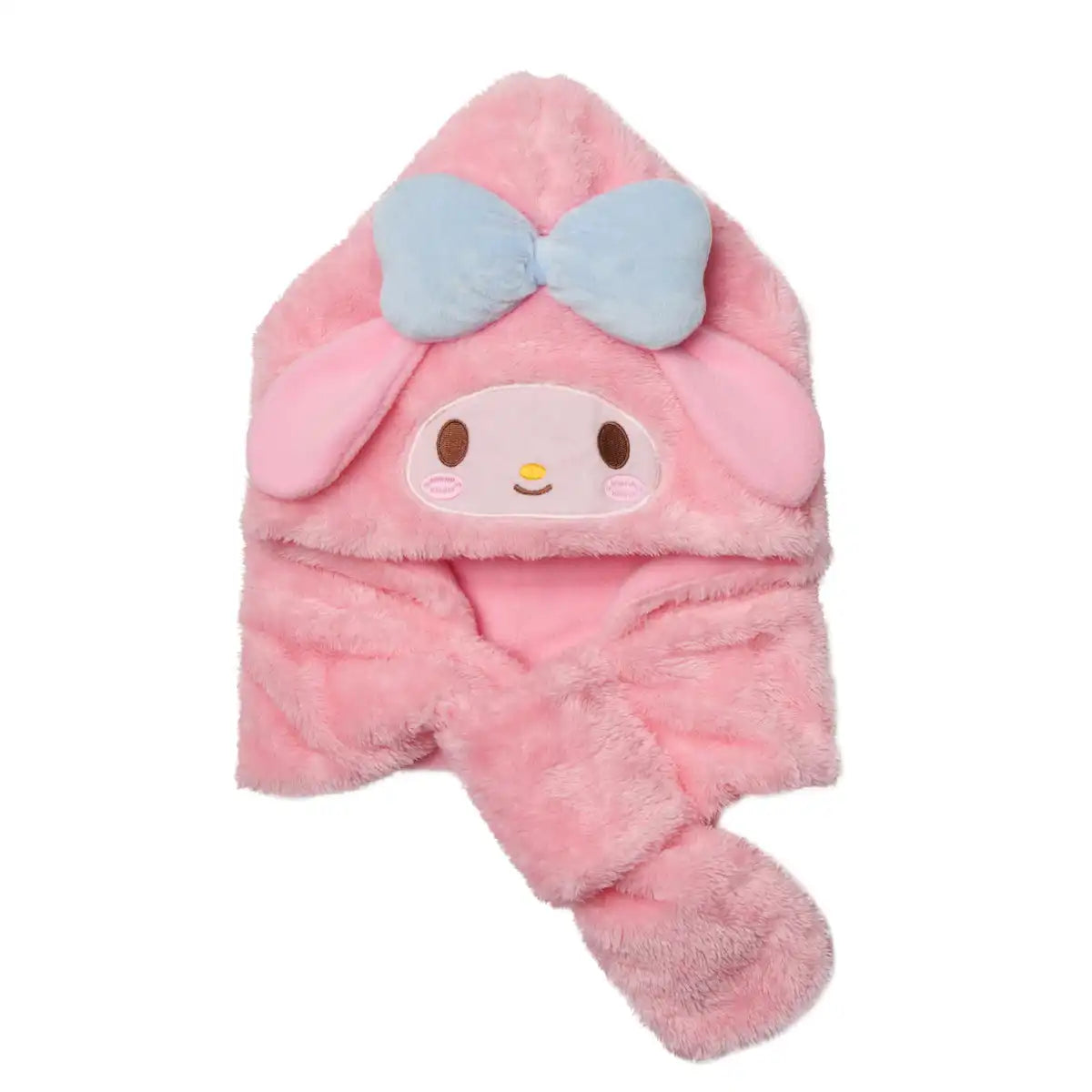 Sanrio My Melody Hooded Neck Warmer Patterned Scarf- Japan Figure Store - #1 Bring To You The Best Japanese Goods