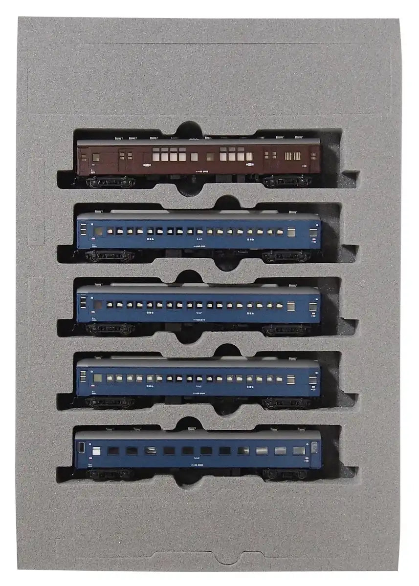 Kato N Gauge Railway Model Passenger Car - Tsurugi 5-Car Addition Set 10-1388- Japan Figure Store - #1 Bring To You The Best Japanese Goods