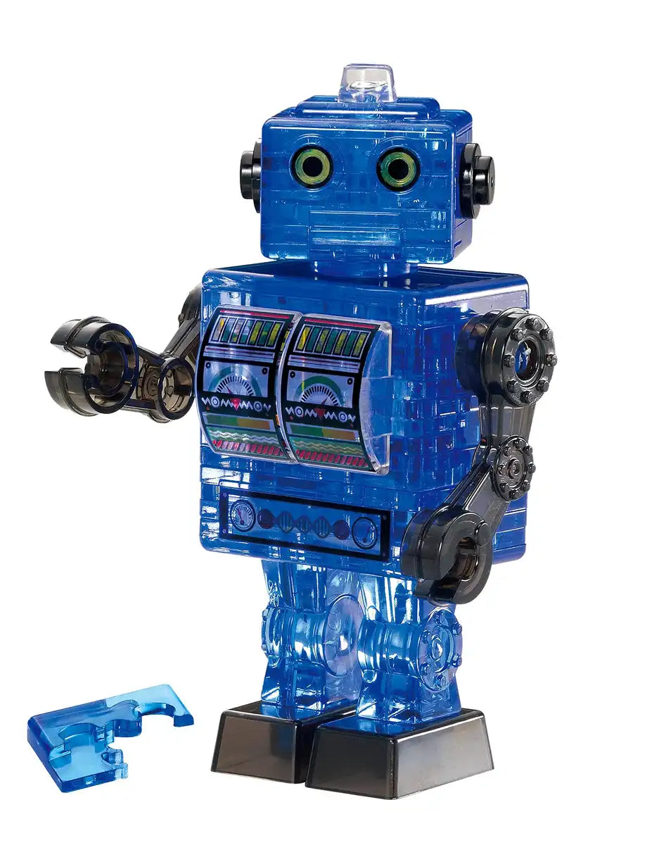 BEVERLY Crystal 3D Puzzle 50203 Robot Blue- Japan Figure Store - #1 Bring To You The Best Japanese Goods
