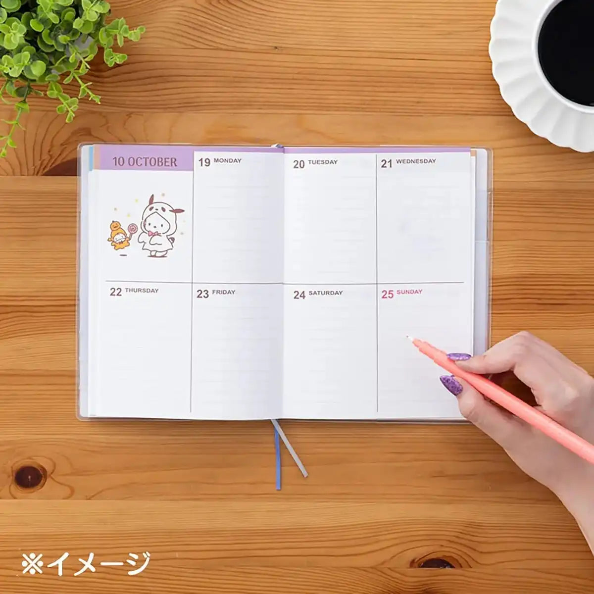 Sanrio B6 Diary Block Type 2026 My Melody Planner Notebook