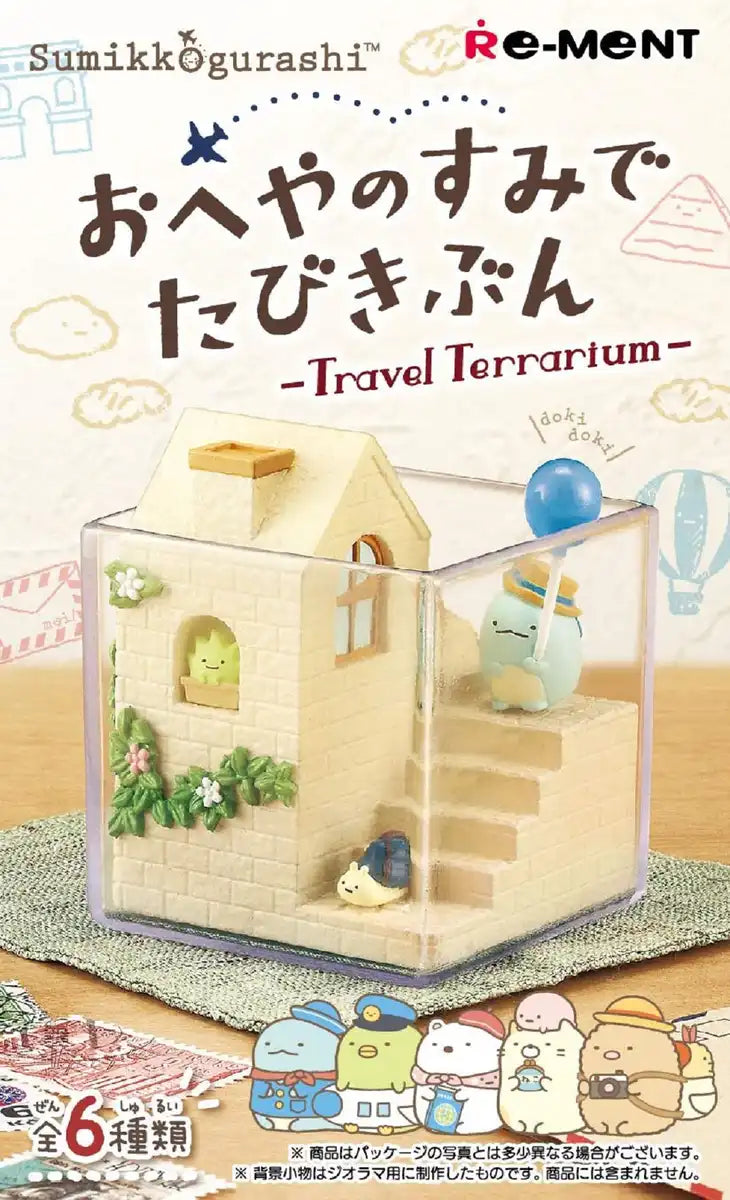RE-MENT Sumikko Gurashi Traveling Mood In The Corner Of The Room 1 Box 6 Pcs Complete Set- Japan Figure Store - #1 Bring To You The Best Japanese Goods