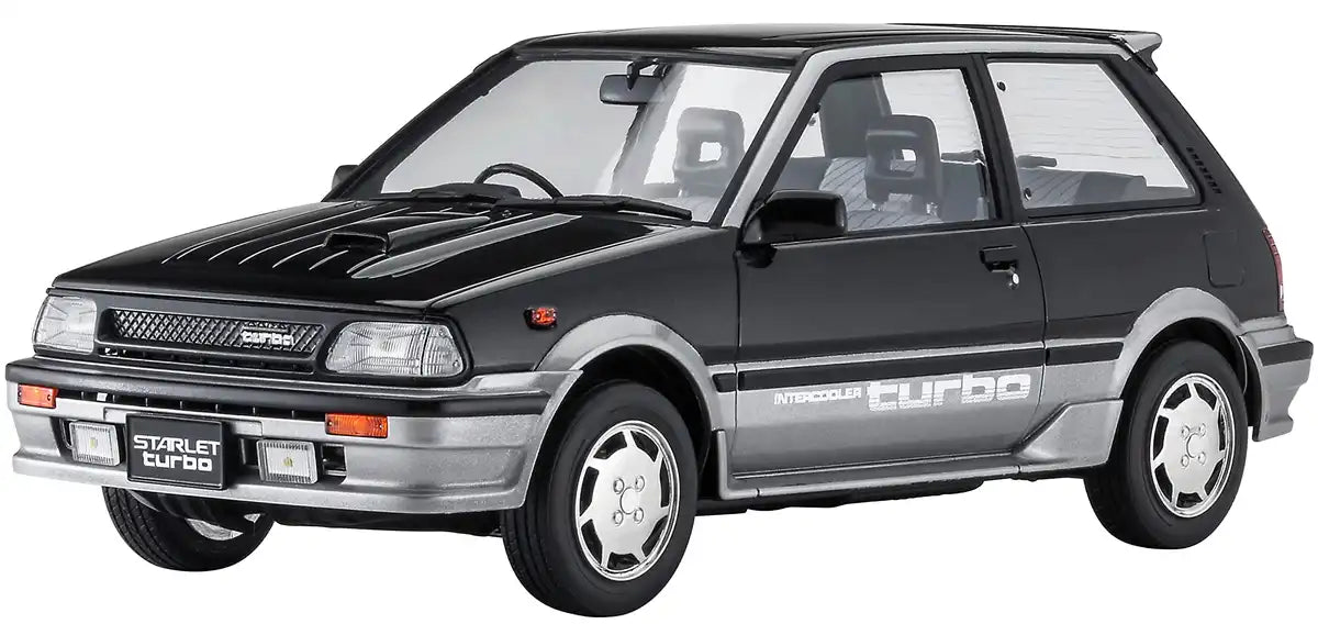 HASEGAWA - 1/24 Toyota Starlet Ep71 Turbo S - 3Door Mid Model Plastic Model- Japan Figure Store - #1 Bring To You The Best Japanese Goods