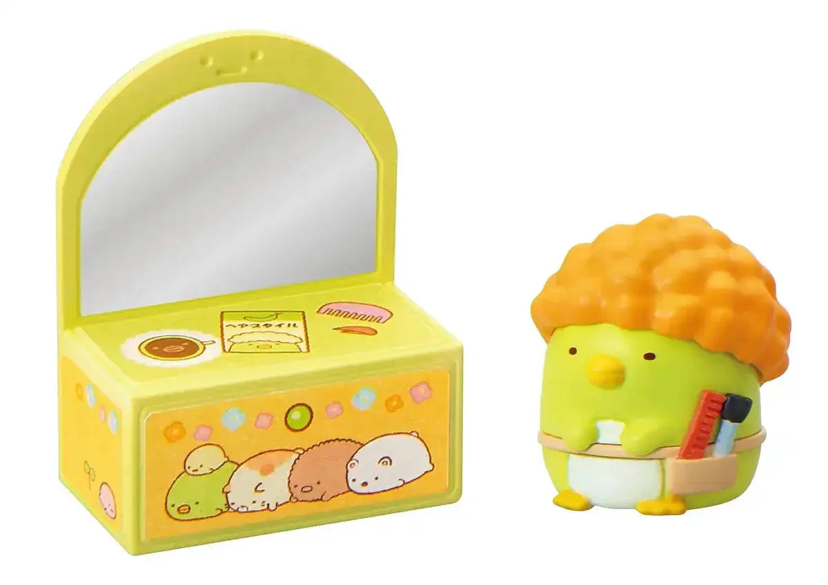 RE-MENT 172064 Sumikko Gurashi Choki Choki Small Beauty Parlor 1 Box 8 Figures Complete Set- Japan Figure Store - #1 Bring To You The Best Japanese Goods