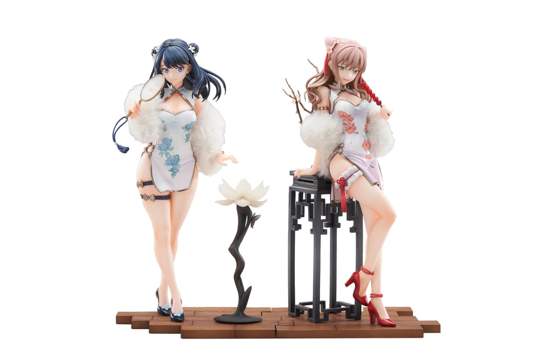Apex Gridman Universe Figurines de robe chinoise Takara Rikka et Minami Yume à l'échelle 1/7