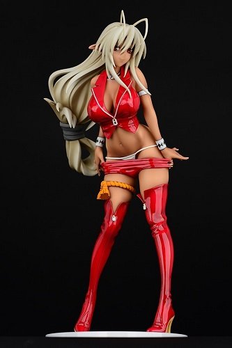 Figurine à l'échelle 1/6 de Orcatoys, Armored Demon Muramasa III Race Queen, version rouge.