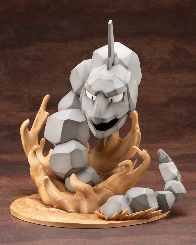 Kotobukiya Artfx J Geodude Vs Pikachu 1/8 Scale PVC Figure Painted Finish- Japan Figure Store - #1 Bring To You The Best Japanese Goods