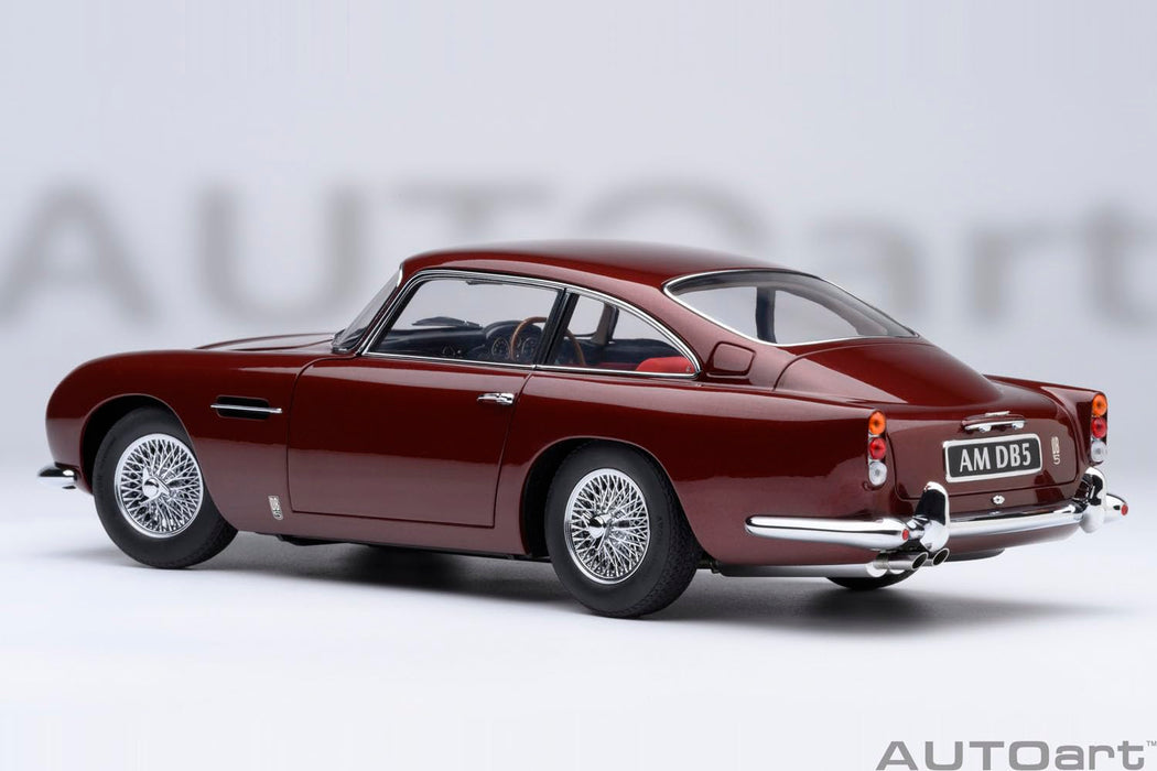 Autoart 1/18 Aston Martin DB5 Dark Red Metallic Model 70289