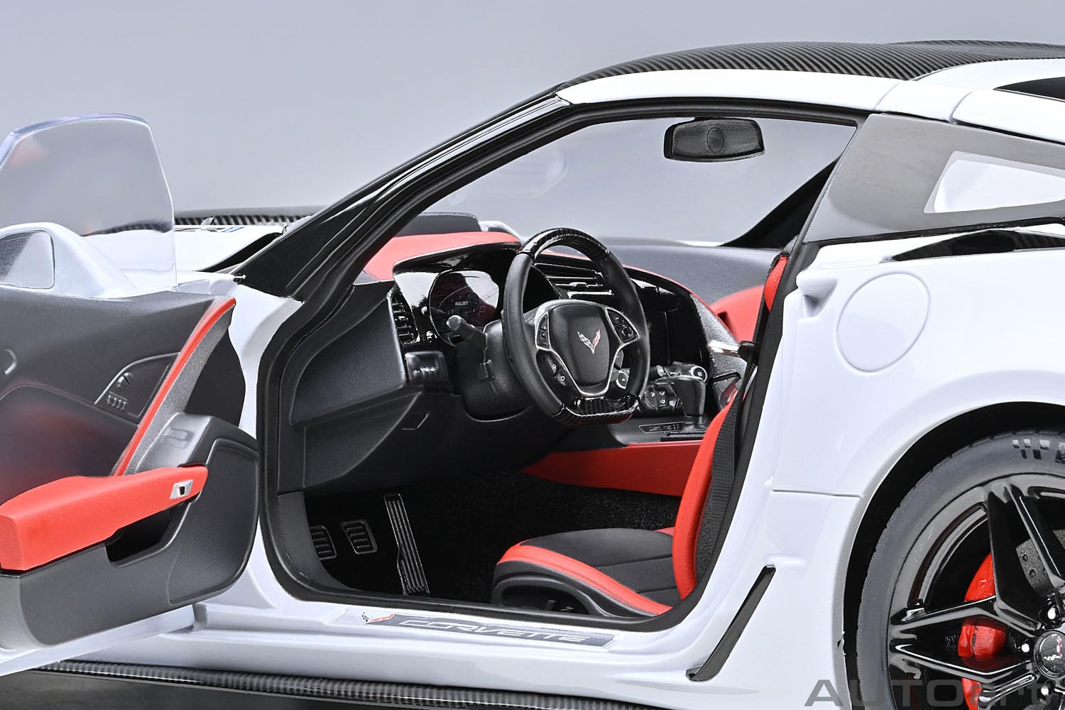 Autoart 1/18 Chevrolet Corvette C7 ZR1 Gray Metallic Scale Model Car- Japan Figure Store - #1 Bring To You The Best Japanese Goods