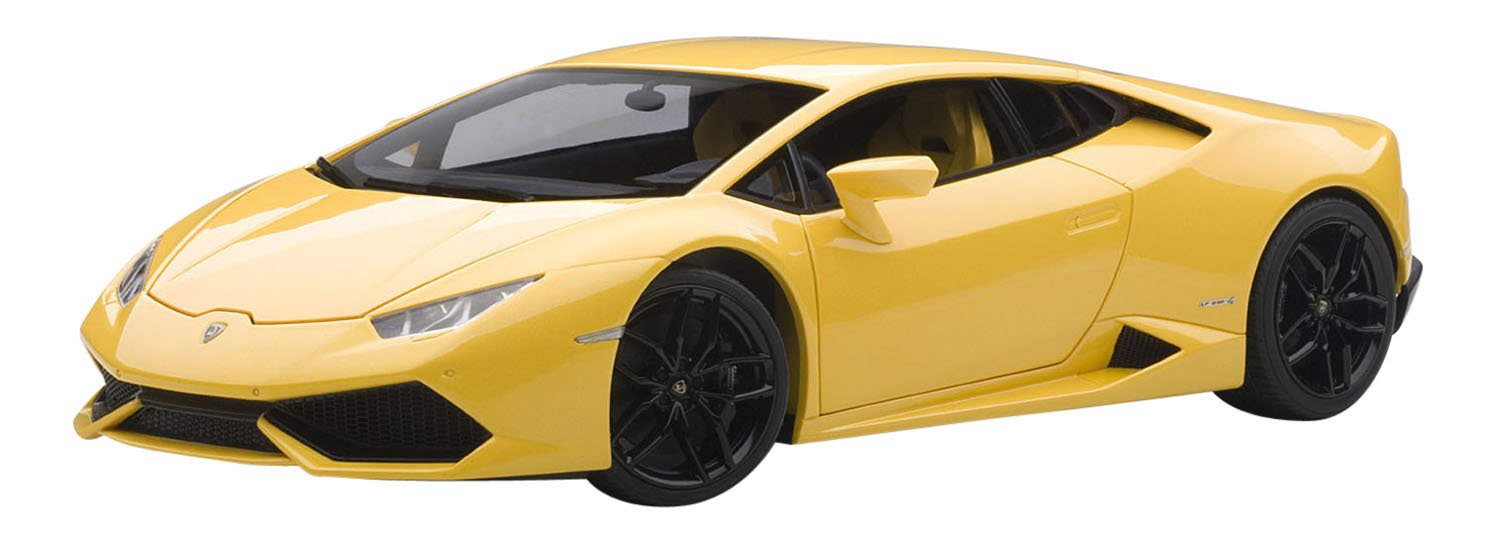 Autoart 1/18 Lamborghini Huracan LP610-4 Pearl Yellow Diecast Model- Japan Figure Store - #1 Bring To You The Best Japanese Goods