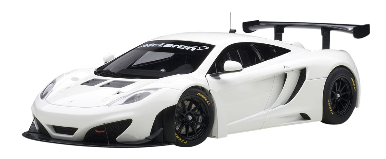 Autoart 1/18 McLaren MP4-12C GT3 White Diecast Model Car- Japan Figure Store - #1 Bring To You The Best Japanese Goods