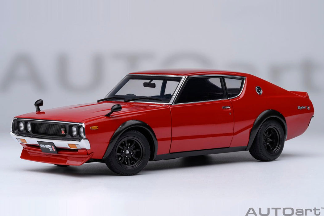 Autoart 1/18 Nissan Skyline 2000GT-R KPGC110 Tuned Version Red 77468
