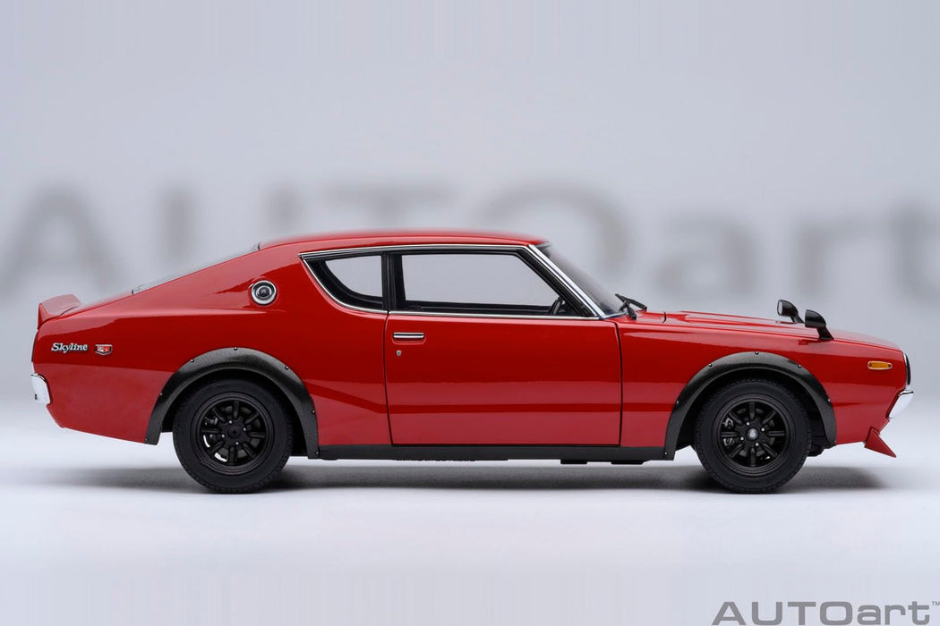 Autoart 1/18 Nissan Skyline 2000GT-R KPGC110 Tuned Version Red 77468
