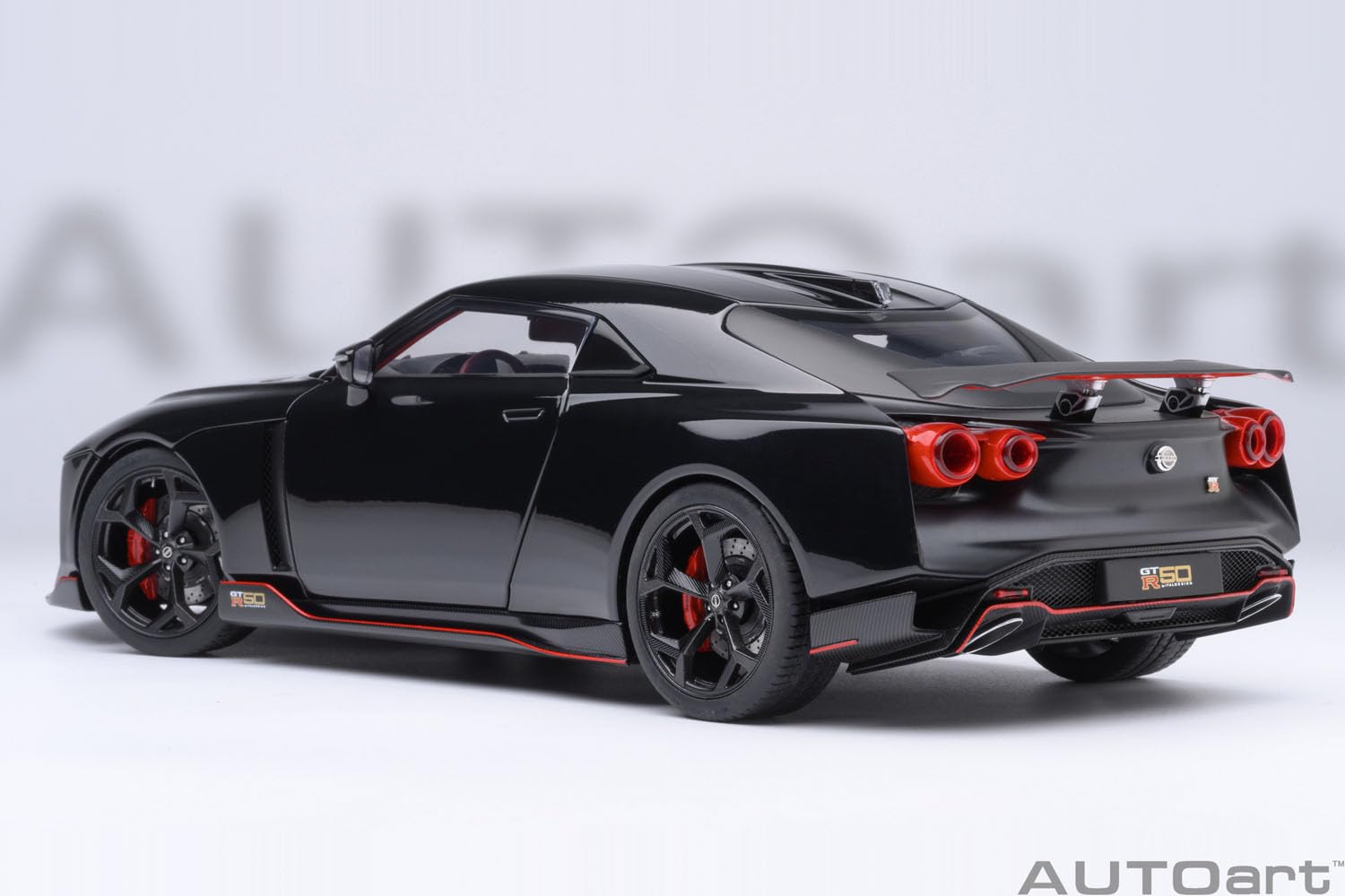 Autoart 1/18 Scale Nissan GT-R50 Italdesign Black Matte Model 77513