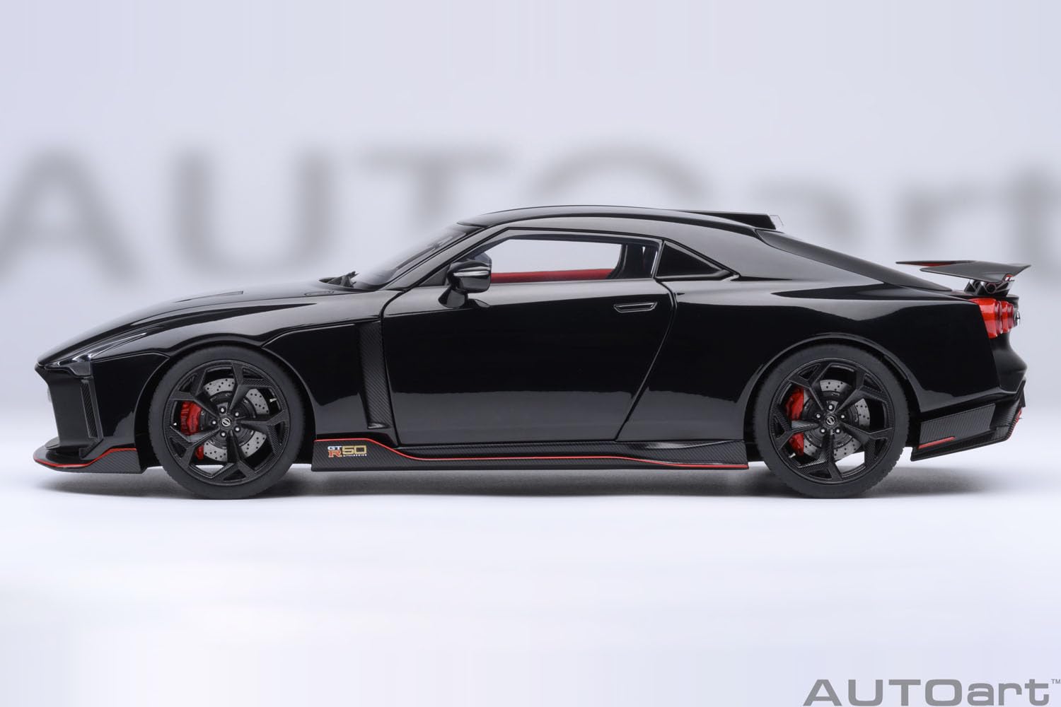 Autoart 1/18 Scale Nissan GT-R50 Italdesign Black Matte Model 77513