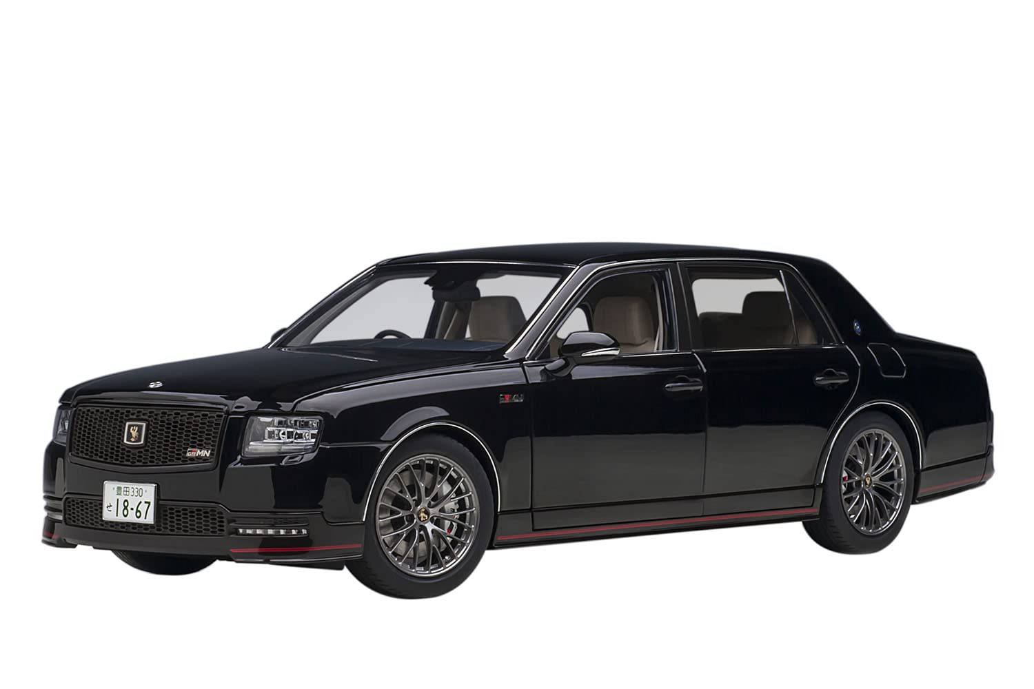 Autoart 1/18 Scale Toyota Century GRMN Black Diecast Model 78763- Japan Figure Store - #1 Bring To You The Best Japanese Goods