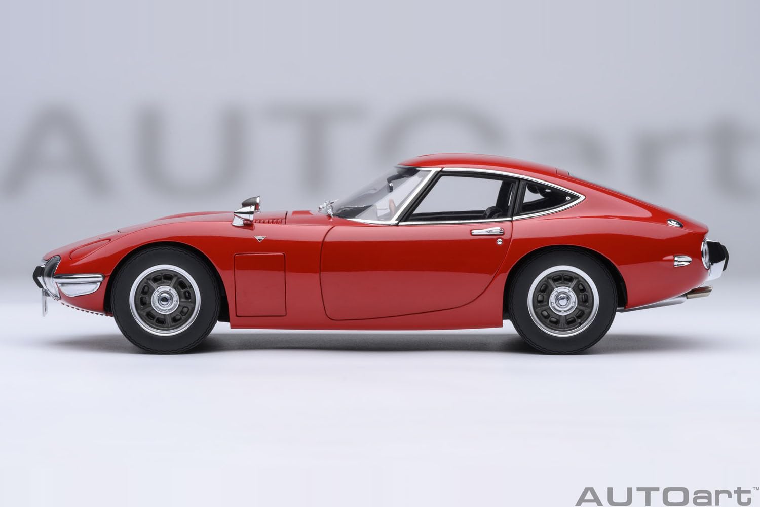 Modèle réduit en métal moulé sous pression Autoart Toyota 2000GT 1967 rouge, échelle 1:18, 79547