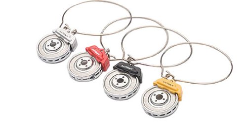 Autoart Brake Disc Wine Glass Charms Set of 4 - Unique Wine Accessories- Japan Figure Store - #1 Bring To You The Best Japanese Goods