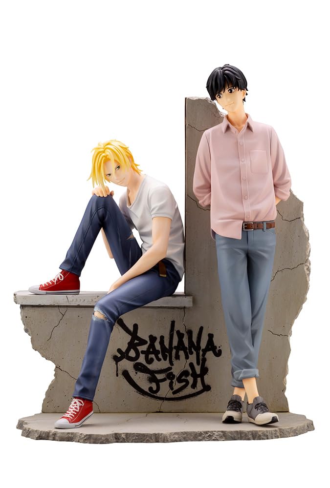 Kotobukiya Artfx J 1/8 Banana Fish Ash Lynx and Eiji 2023 Re-Release Statue- Japan Figure Store - #1 Bring To You The Best Japanese Goods