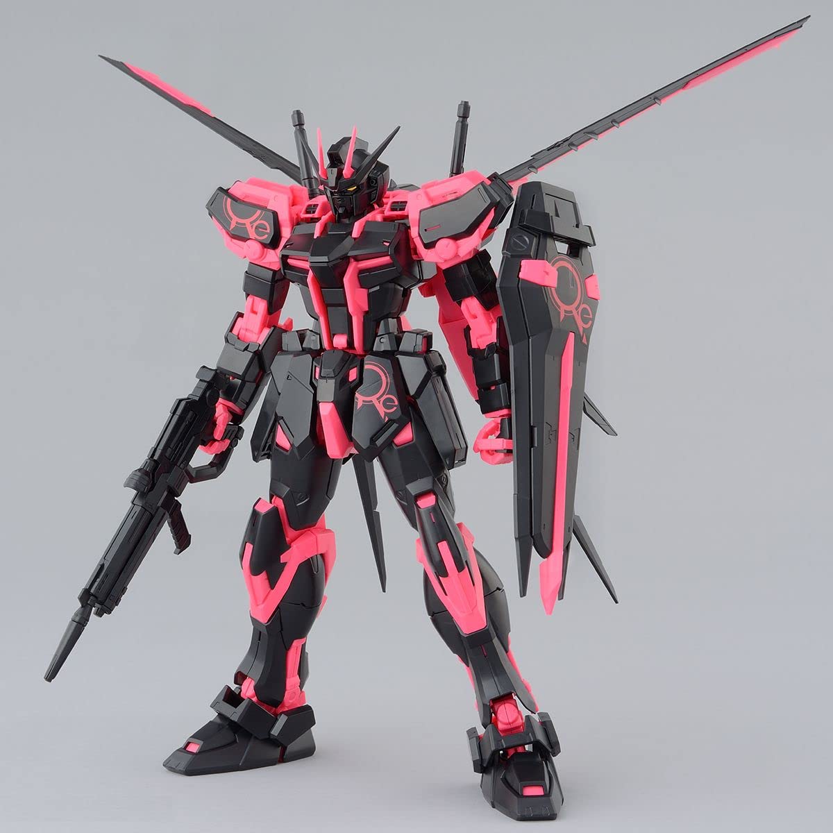 Bandai MG 1/100 Aile Strike Gundam Neon Pink Model Kit