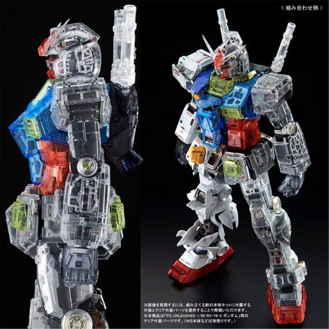 Bandai Spirits PG Unleashed 1/60 RX-78-2 Gundam Clear Color Body Kit