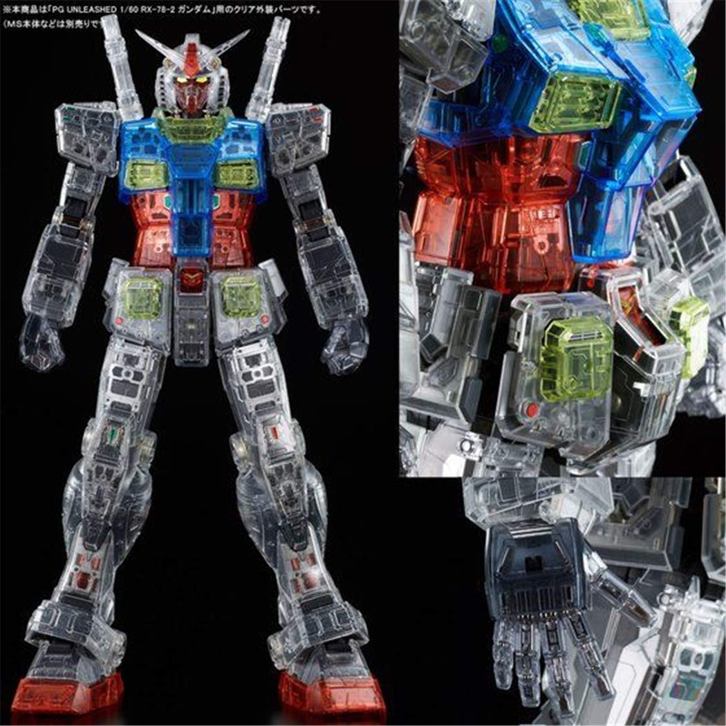 Bandai Spirits PG Unleashed 1/60 RX-78-2 Gundam Clear Color Body Kit