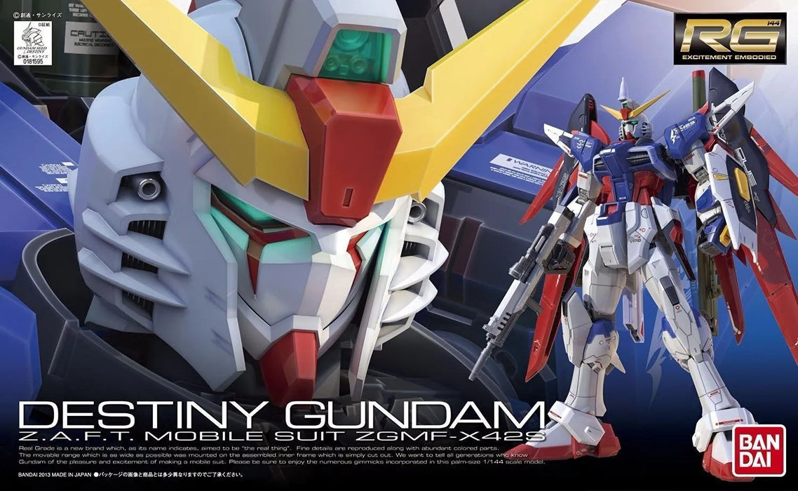 Bandai Rg 1/144 Zgmf-x42s Destiny Gundam Model Kit Gundam Seed- Japan Figure Store - #1 Bring To You The Best Japanese Goods
