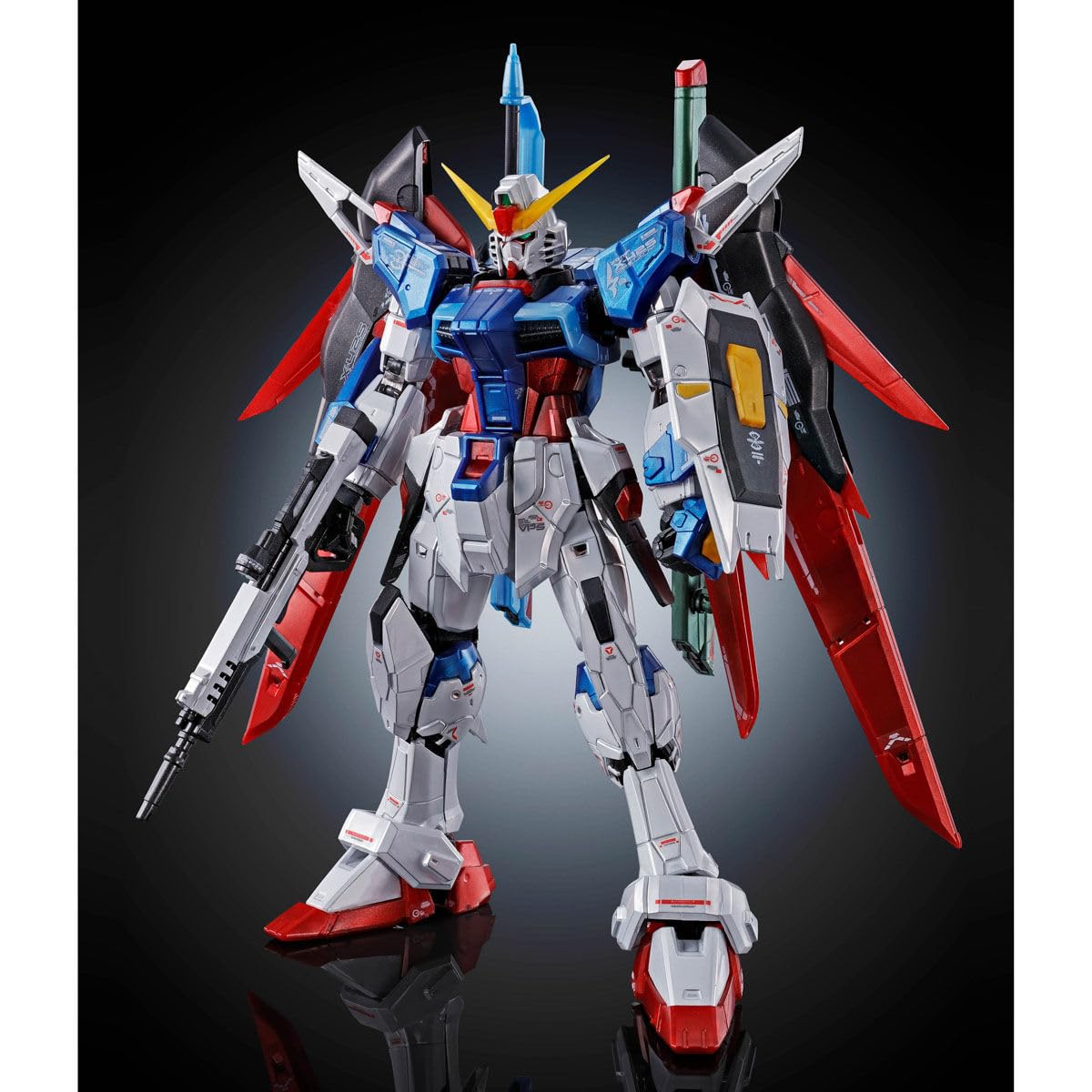 Kit de maquette Bandai RG Destiny Gundam finition titane, échelle 1/144