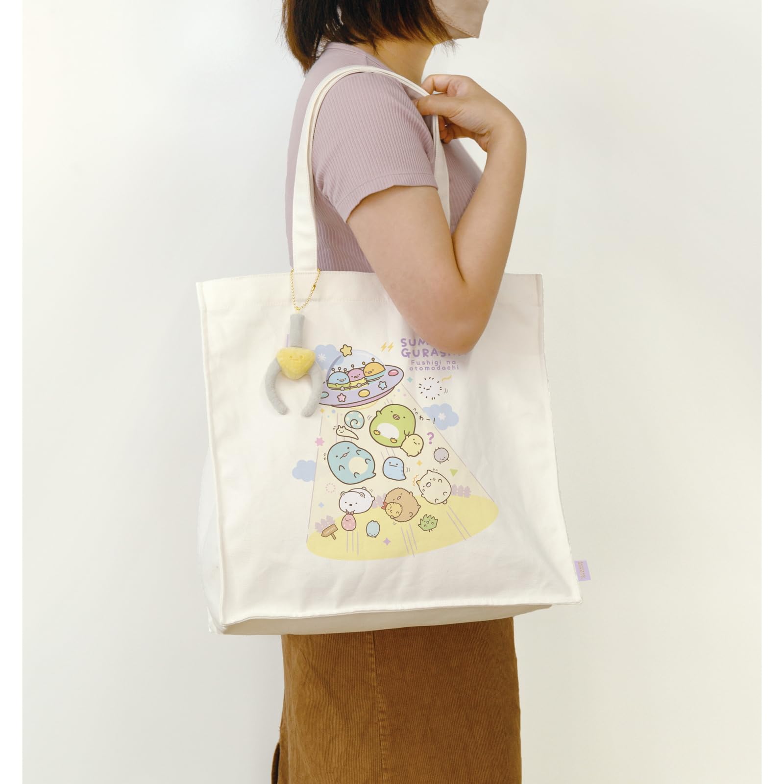 San-X Sumikko Gurashi Tote Bag Ca40901 - Cute & Durable Tote for All Ages- Japan Figure Store - #1 Bring To You The Best Japanese Goods