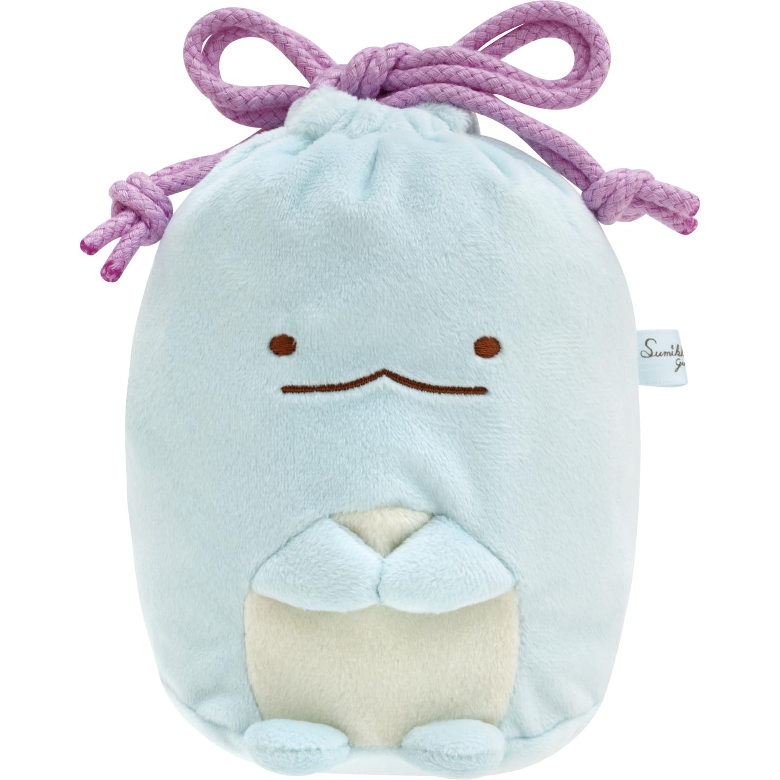 San-X Sumikko Gurashi Lizard Plush Drawstring Bag - Sparkling Night Theme- Japan Figure Store - #1 Bring To You The Best Japanese Goods