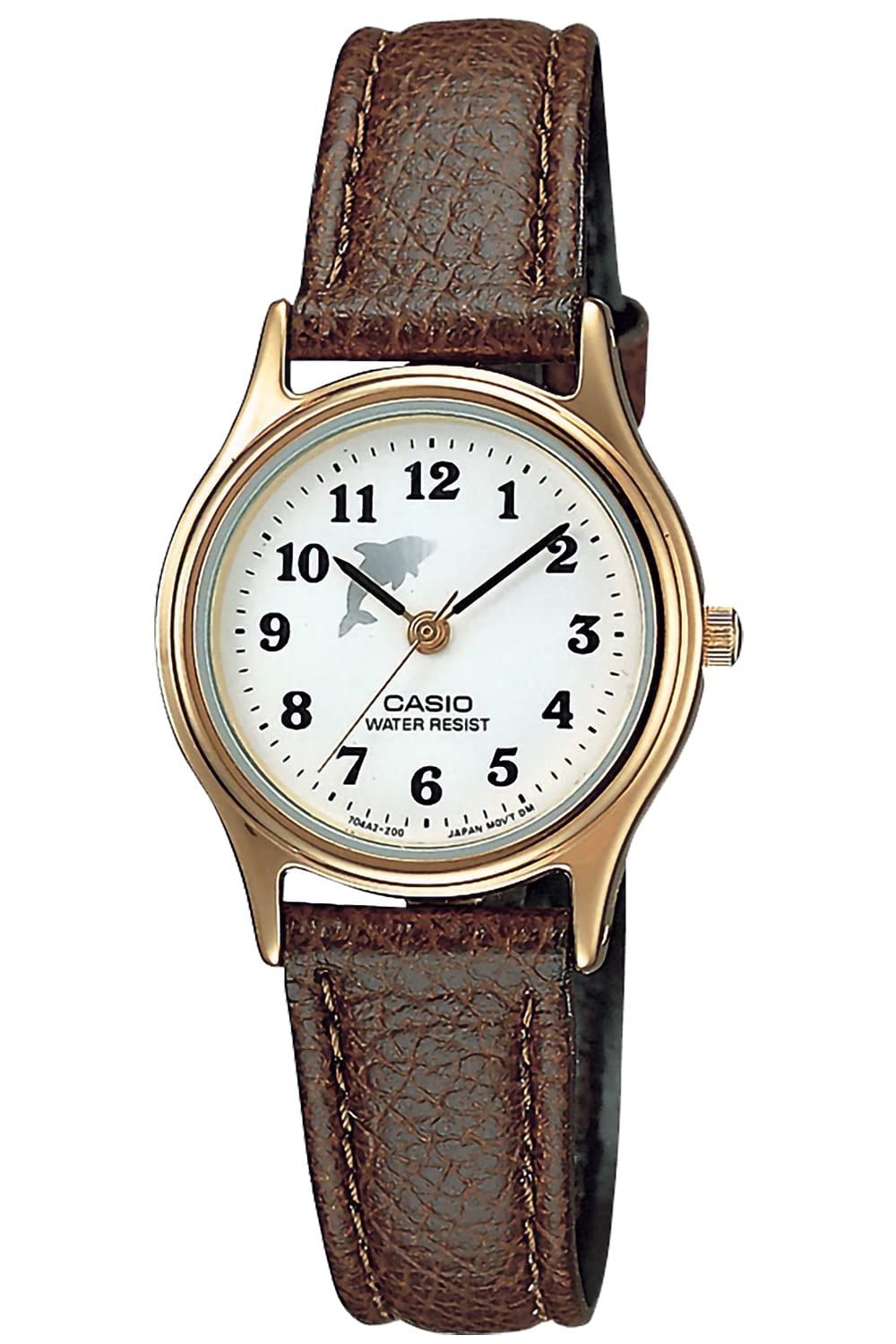 Casio Women's Collection Watch LQ-398GL-7B4 Brown Strap Elegant Design