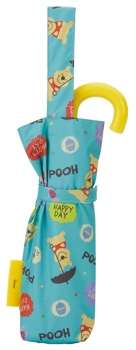 Skater Winnie The Pooh UV Protection Umbrella for Children Ages 7-8 50cm Safe Hand-Opening 6-Rib Folding Parasol with Case- Japan Figure Store - #1 Bring To You The Best Japanese Goods