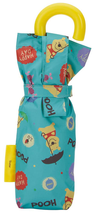 Skater Winnie The Pooh UV Protection Umbrella for Children Ages 7-8 50cm Safe Hand-Opening 6-Rib Folding Parasol with Case- Japan Figure Store - #1 Bring To You The Best Japanese Goods